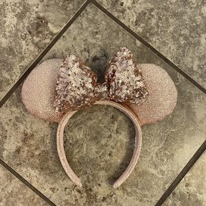 Rose gold Disney parks ears